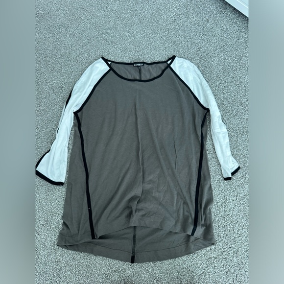 NWT 5 pack of express 3/4 length long sleeve shirts size medium - Picture 7 of 8